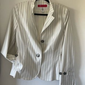 Anne Klein Pinstripe Blazer